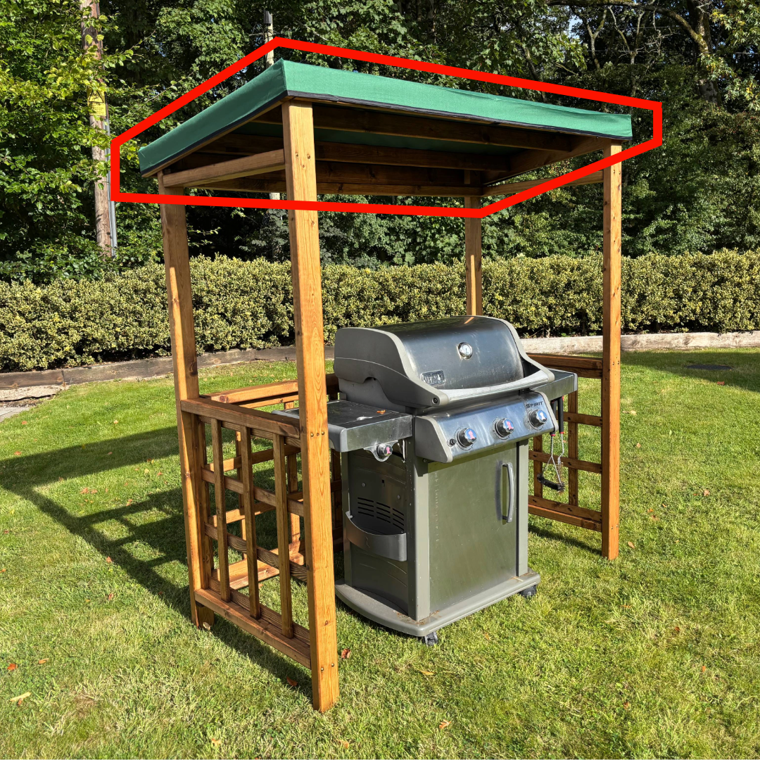 HB142 - Dorchester BBQ Shelter Canopy (Green , Grey or Burgundy