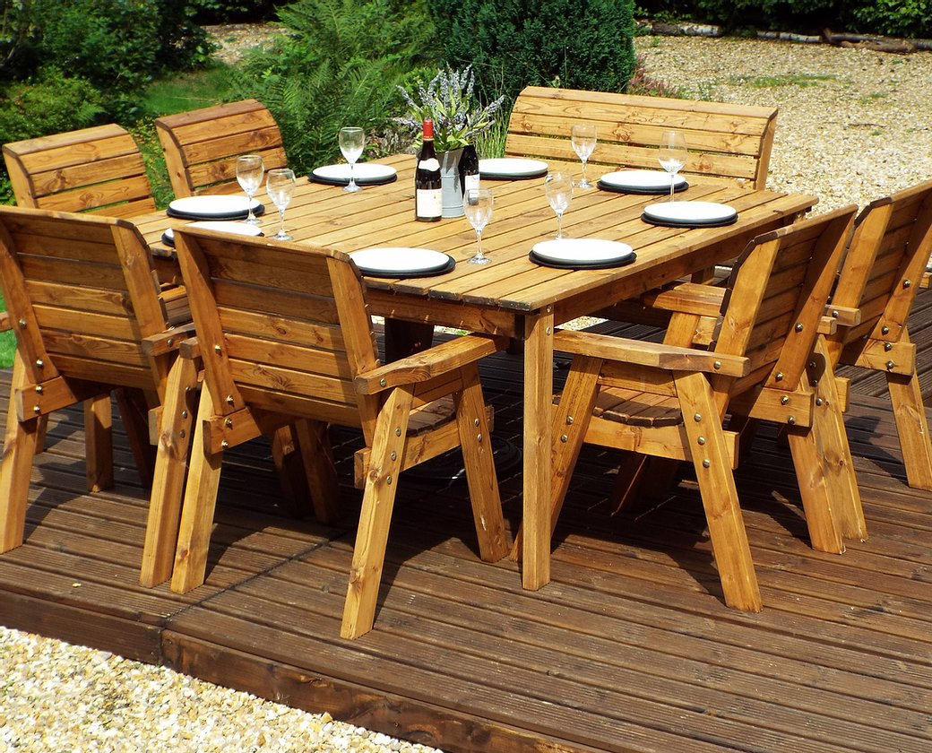 HB83 - Eight Seater Square Table Set
