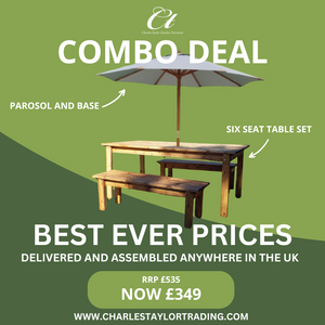 Combo Deal 12 - Six Seater Table Set