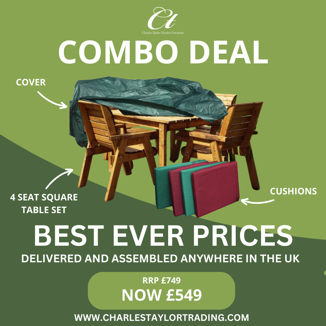 Combo Deal 3 Four Seater Square Table Set Deal Charles Taylor