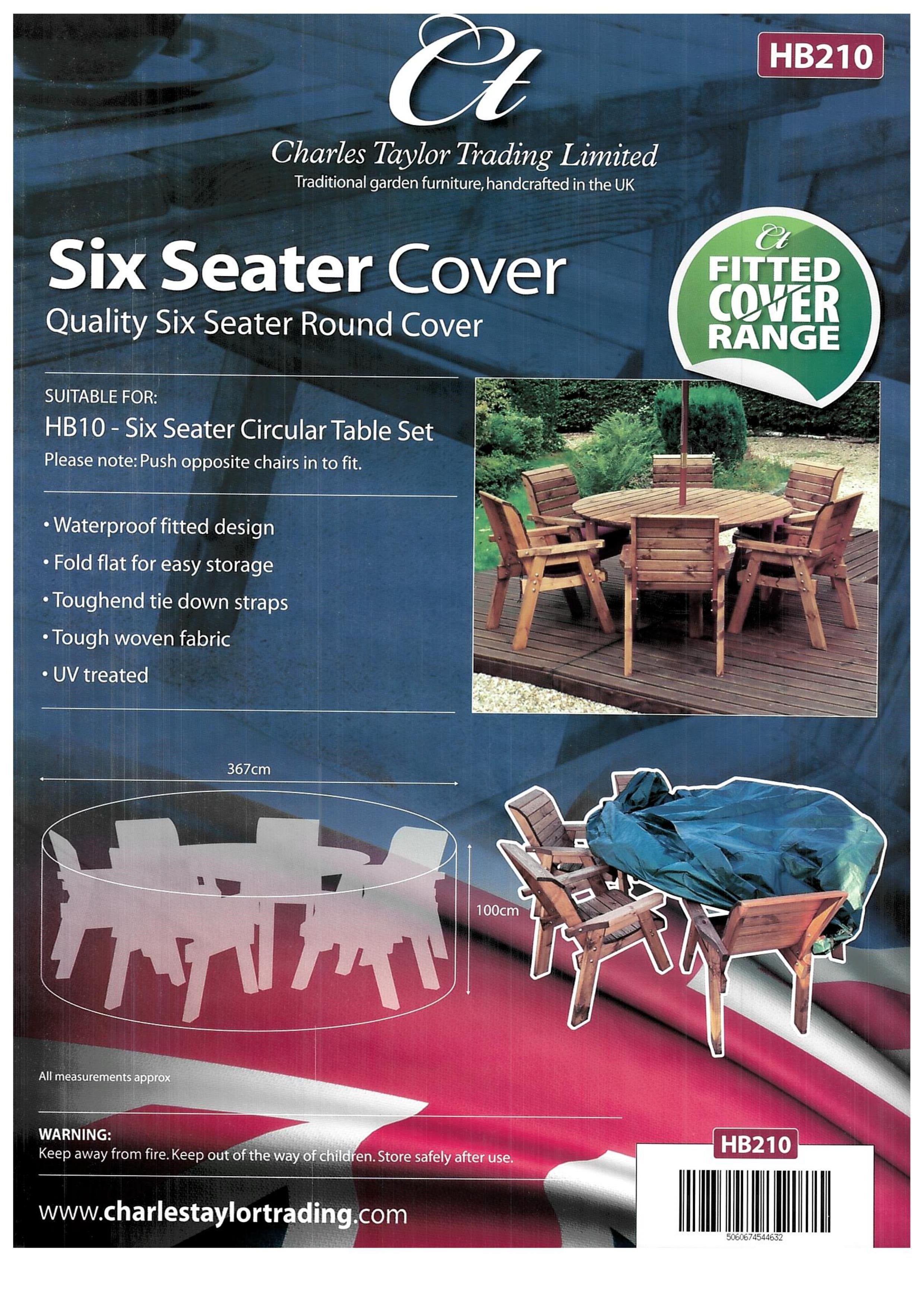 HB210 - Six Seat Round Table Set Cover