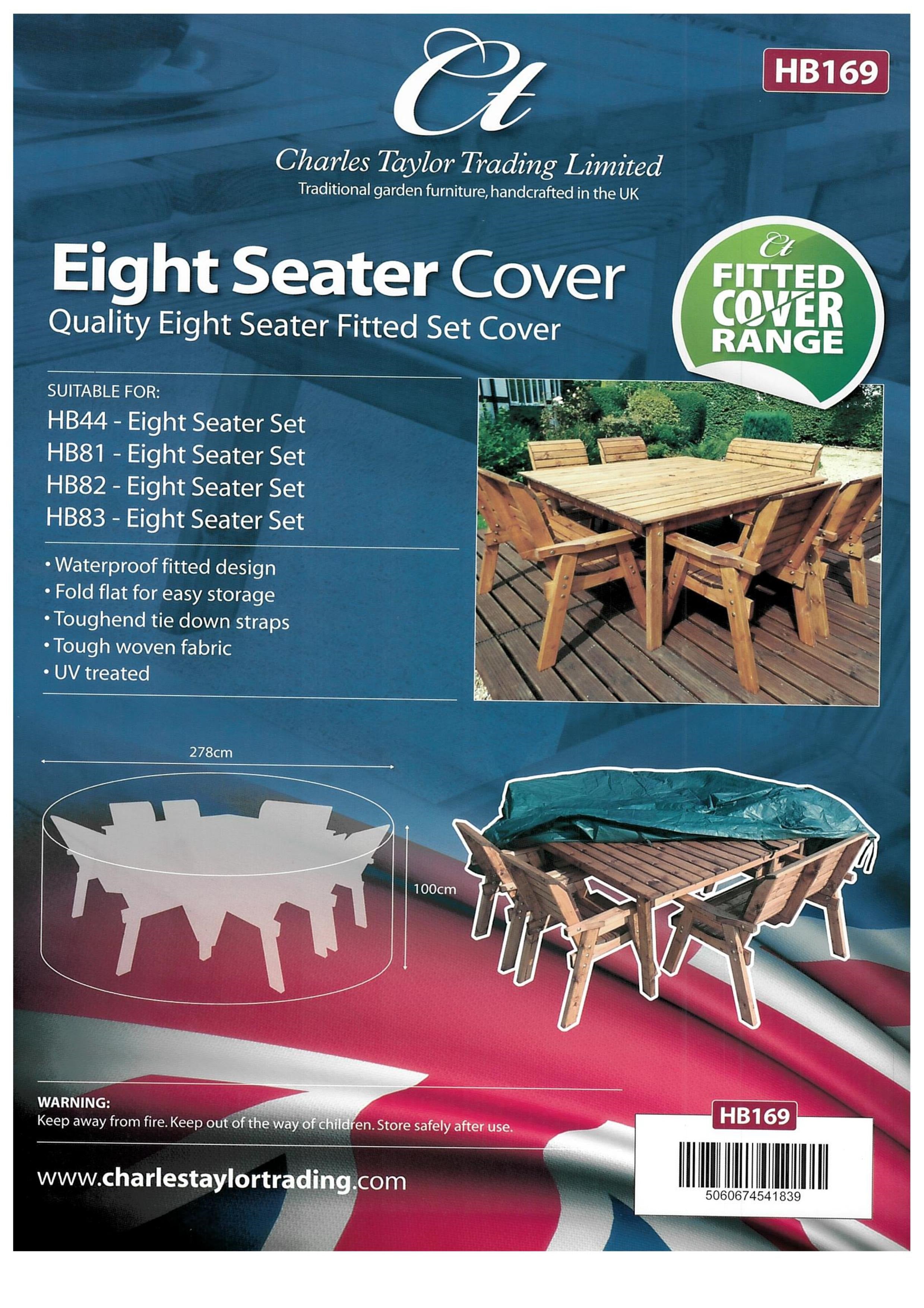 HB169 - Eight Seater Square Deluxe Table Set Cover