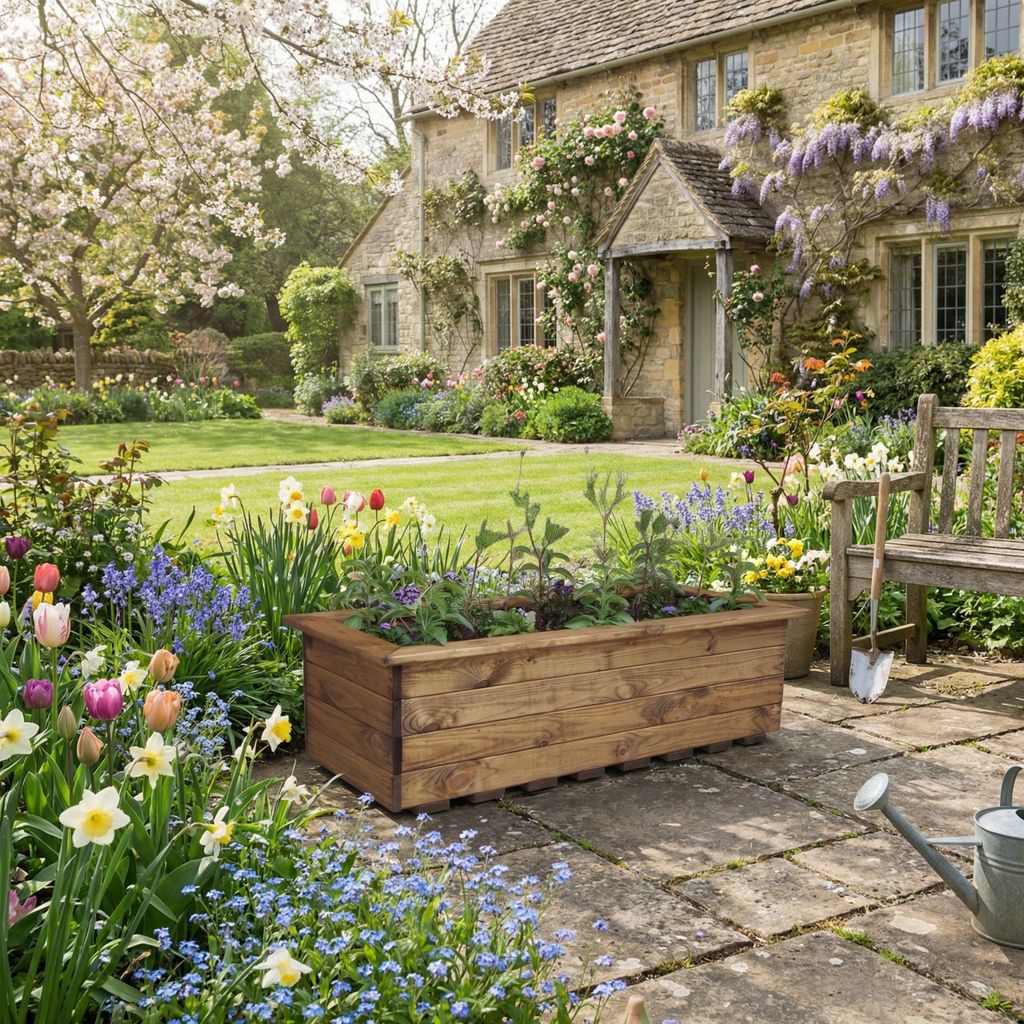 HB40 - Extra Large Wooden Trough – Charles Taylor Trading Ltd