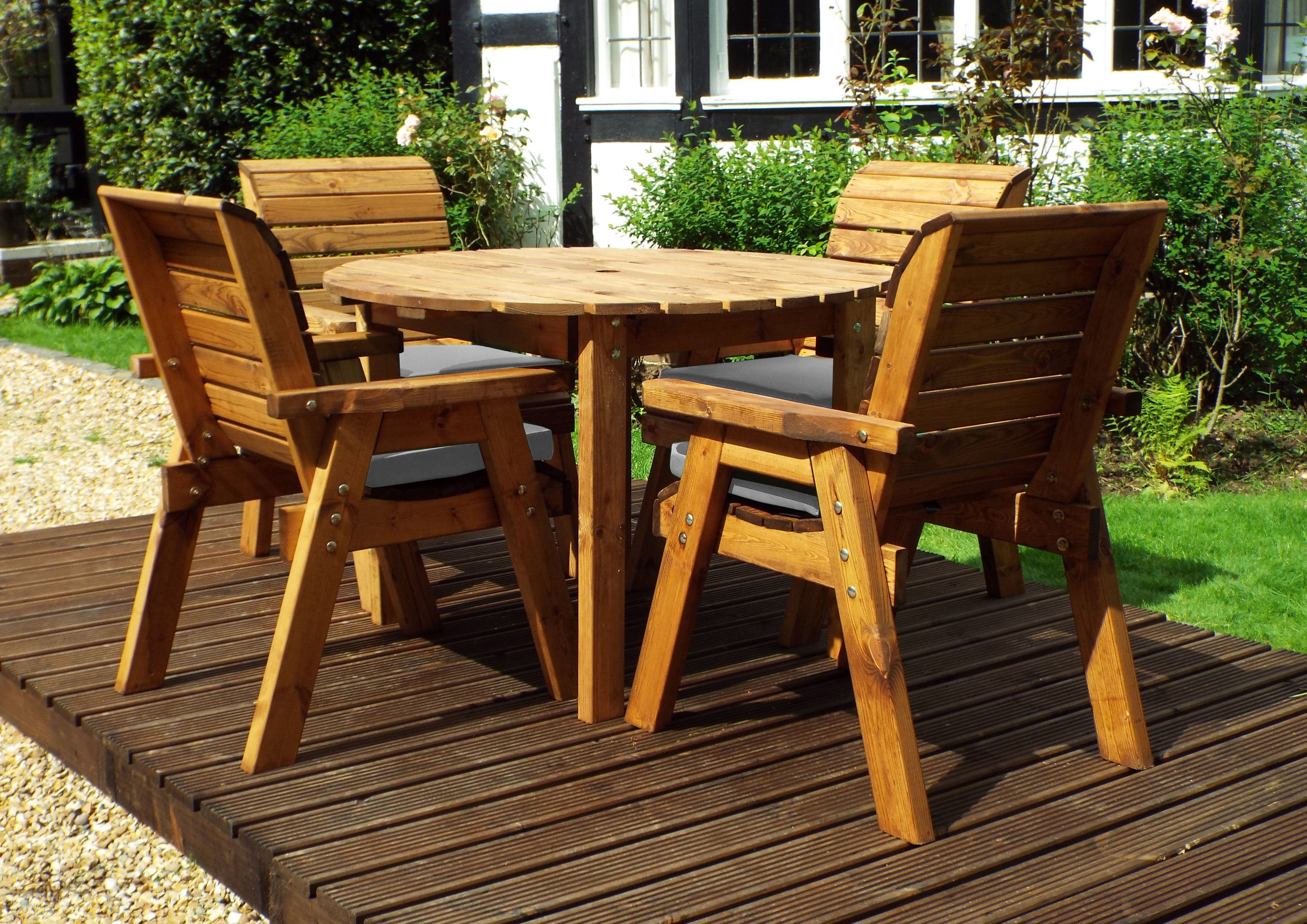 HB09 - Four Seater Circular Table Set