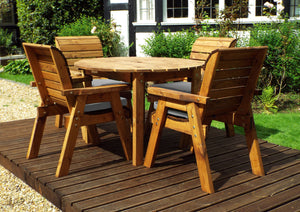 HB09 - Four Seater Circular Table Set