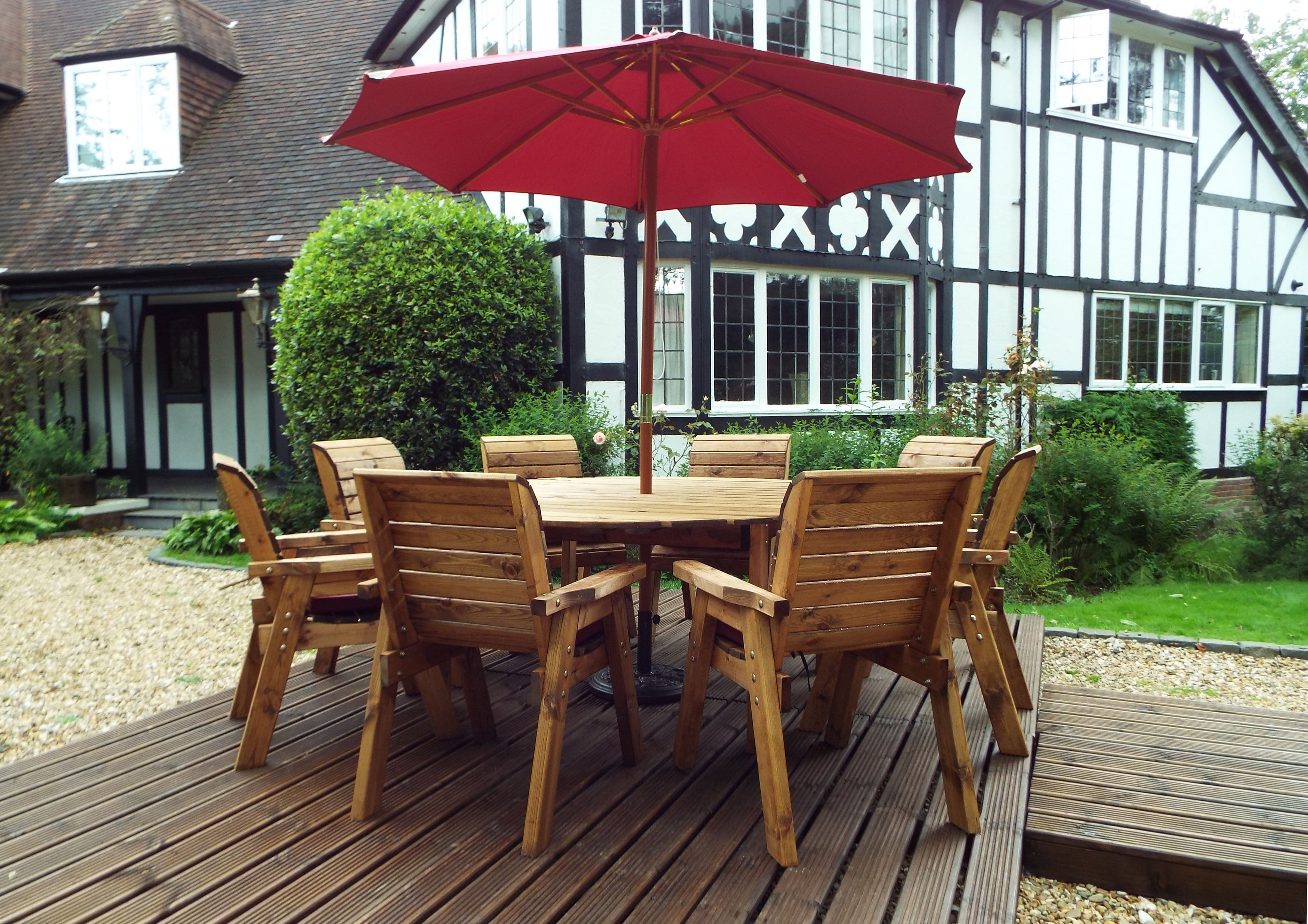 HB11 - Eight Seater Circular Table Set