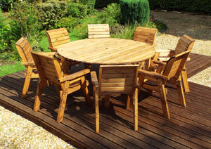 HB11 - Eight Seater Circular Table Set