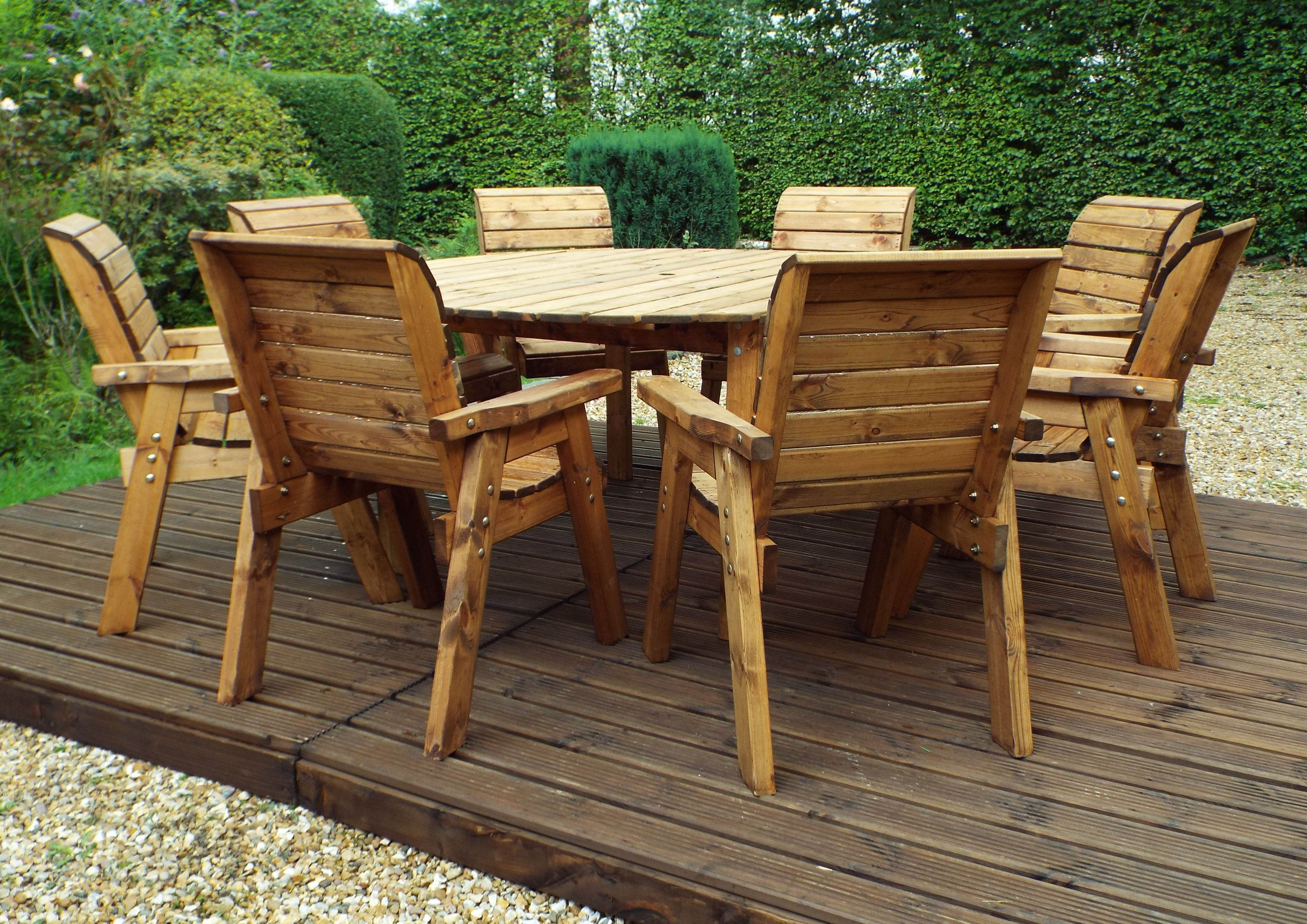 HB11 - Eight Seater Circular Table Set