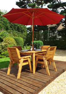 HB12 - Four Seater Rectangular Table Set