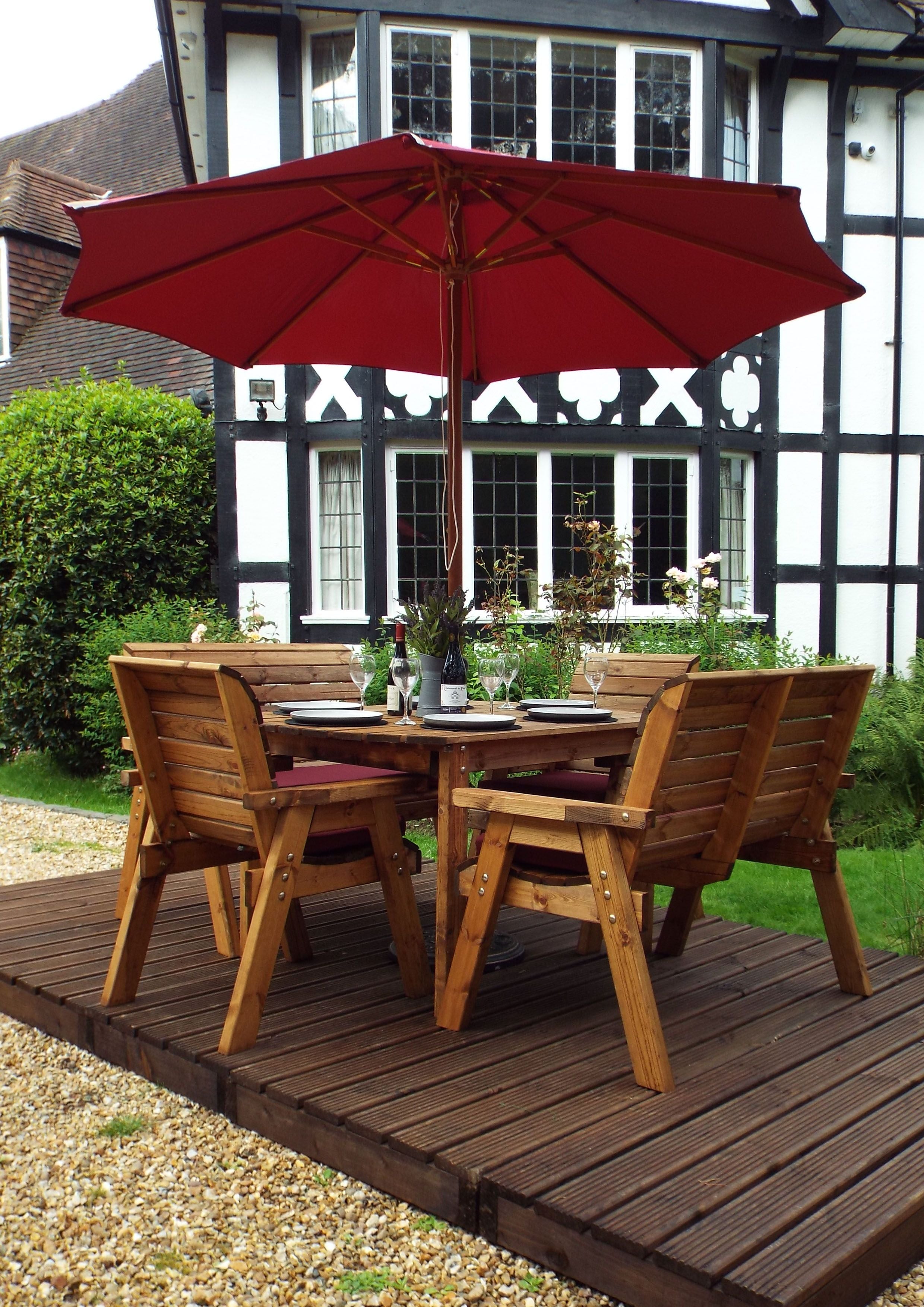 HB13 - Six Seater Rectangular Table Set