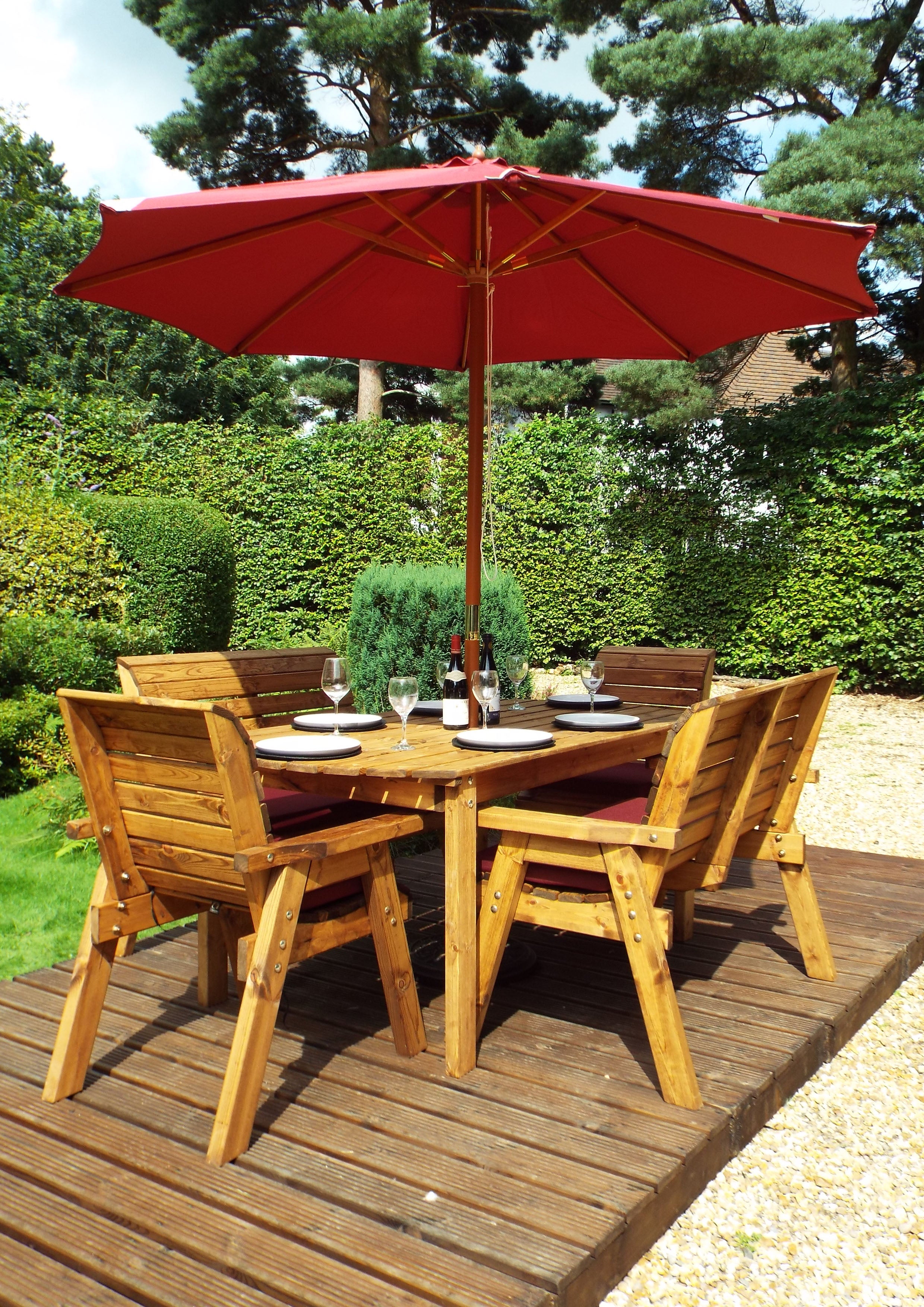 HB14 - Six Seater Rectangular Table Set