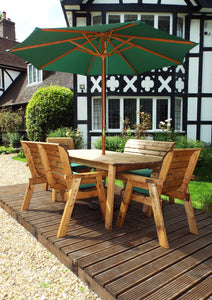 HB14 - Six Seater Rectangular Table Set
