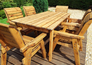 HB15 - Six Seater Rectangular Table Set
