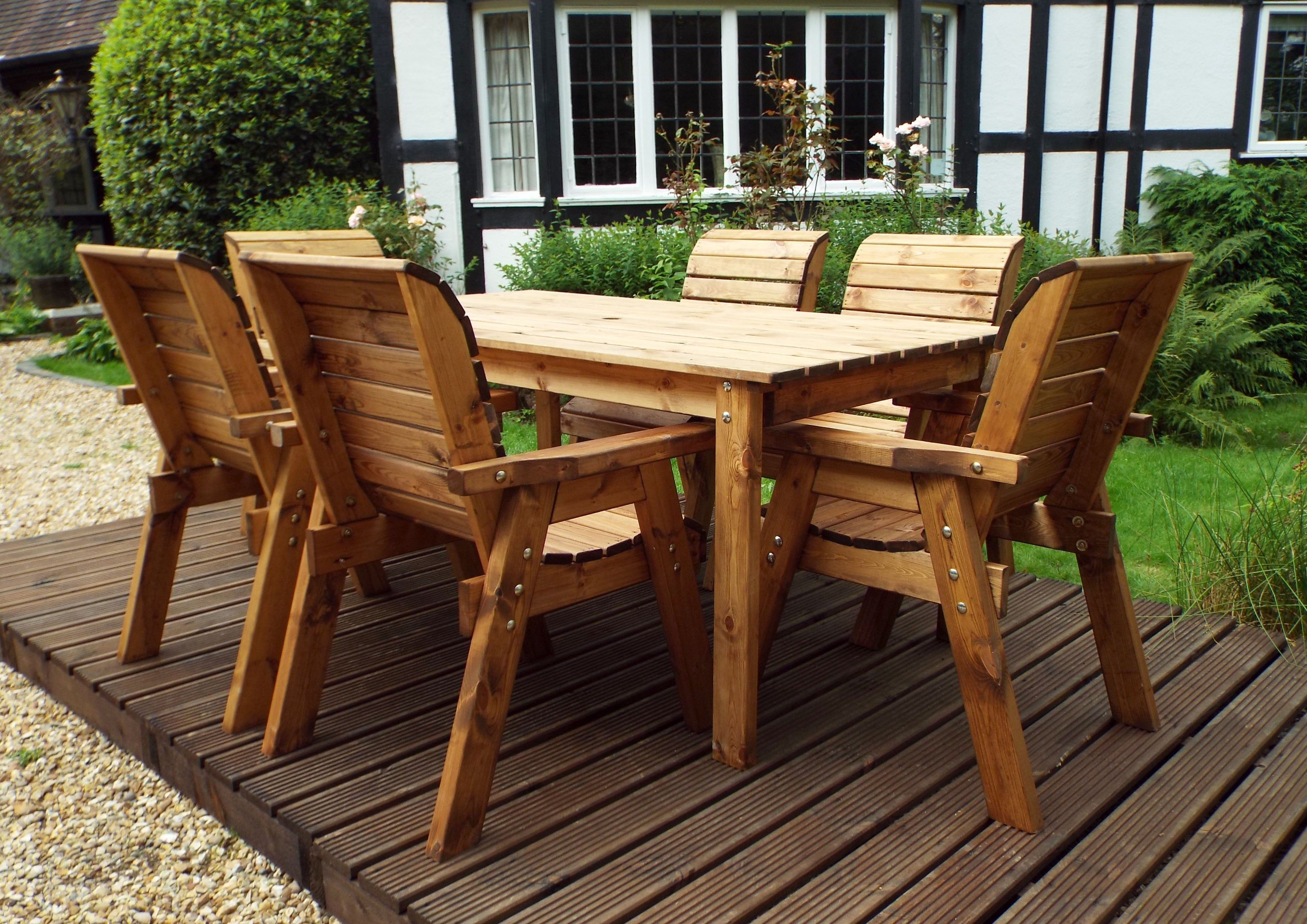 HB15 - Six Seater Rectangular Table Set