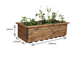 HB40 - Extra Large Wooden Trough
