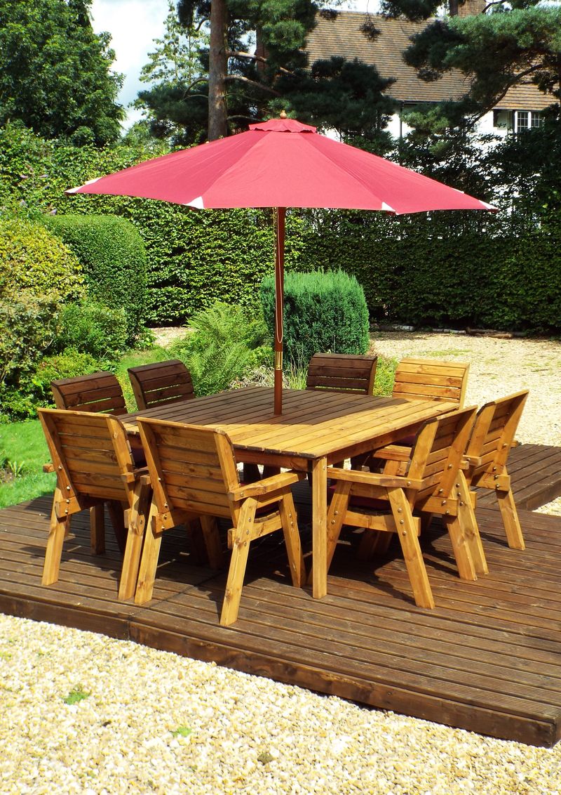 HB82 - Eight Seater Square Table Set