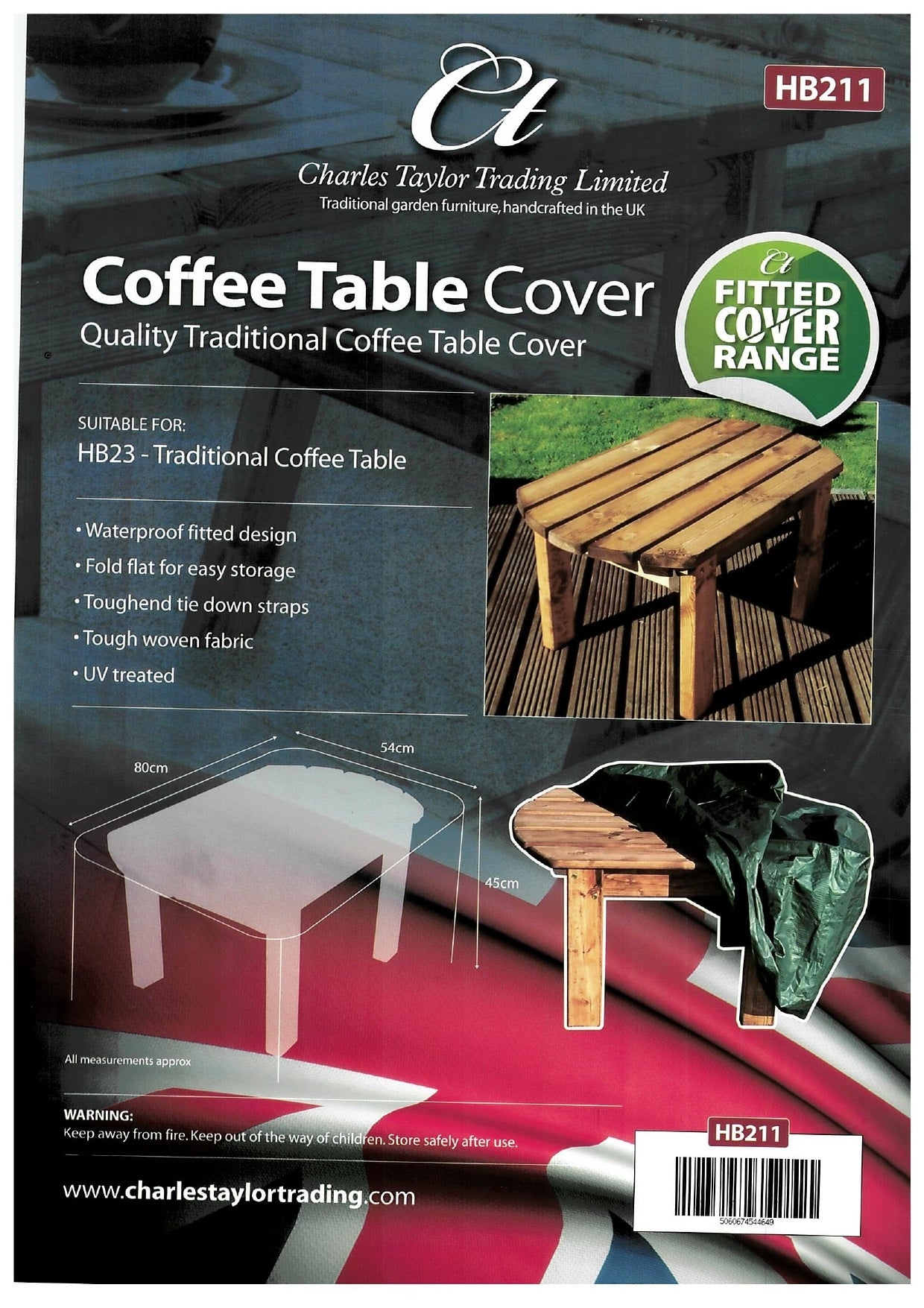 HB211 - Coffee Table Cover