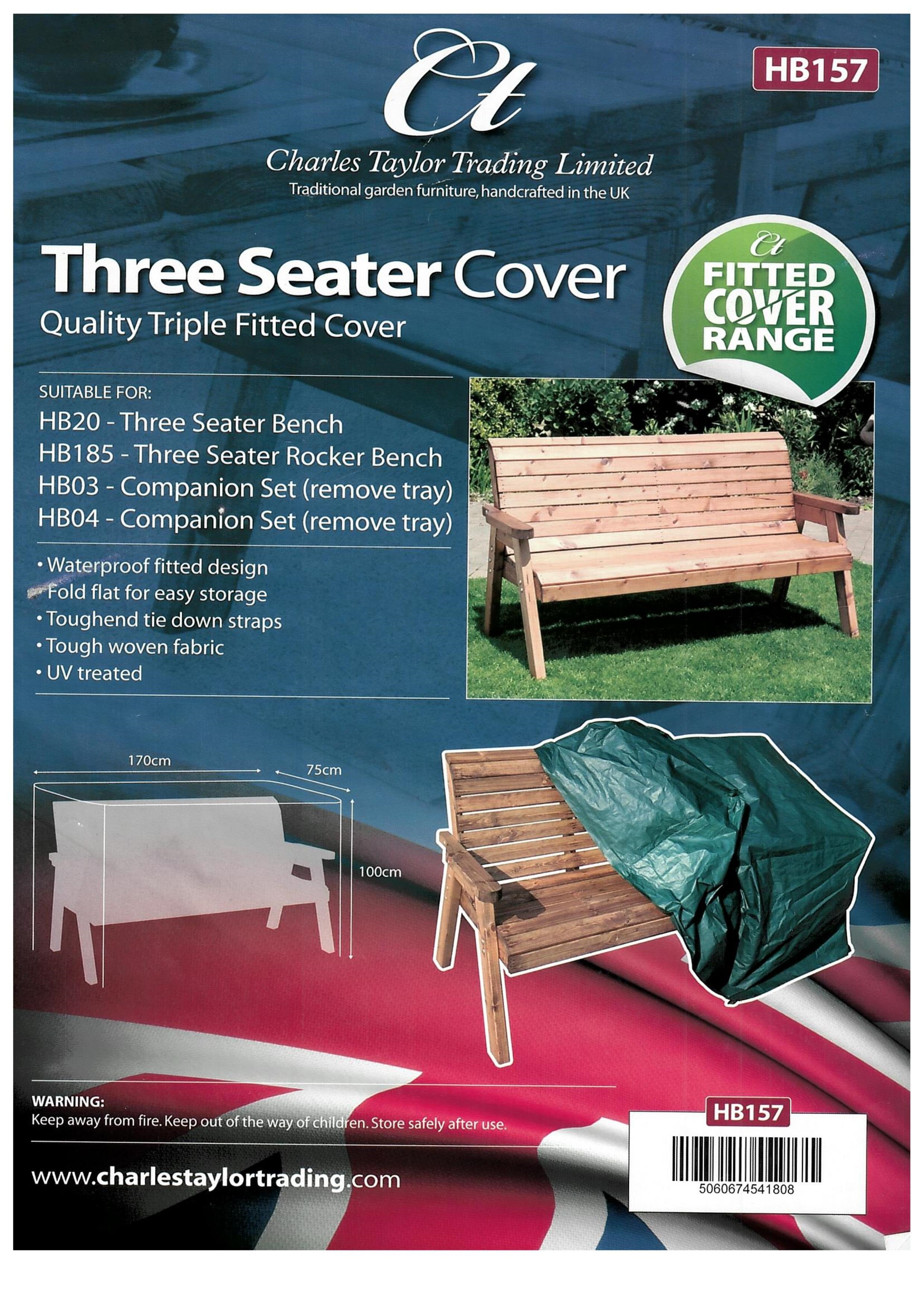 HB157 - Deluxe Three Seater Bench Cover