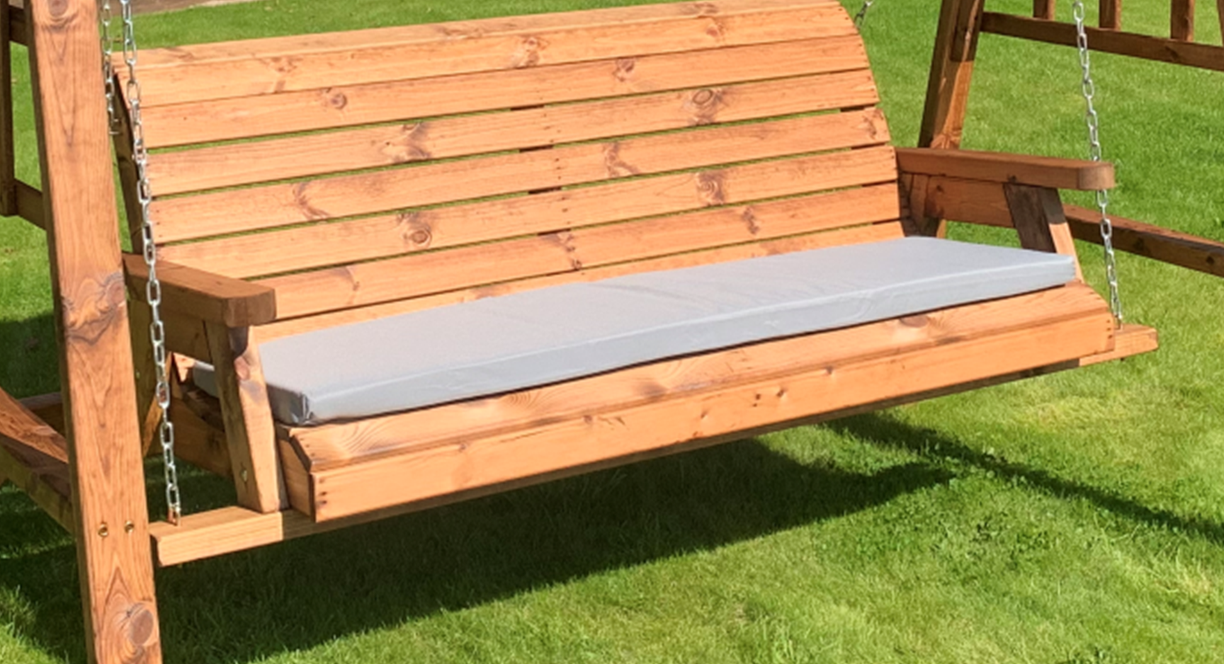 HB34W - Three Seater Bench Cushion (Green , Grey or Burgundy)