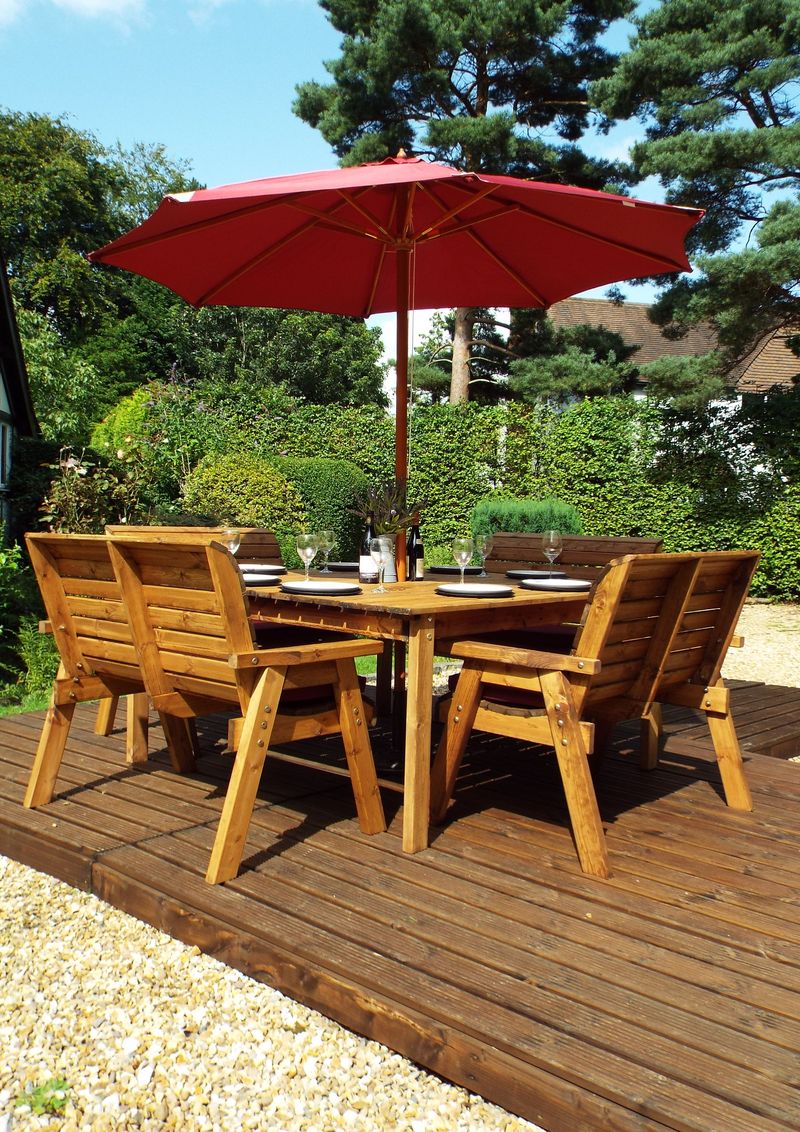 HB81 - Eight Seater Square Table Set