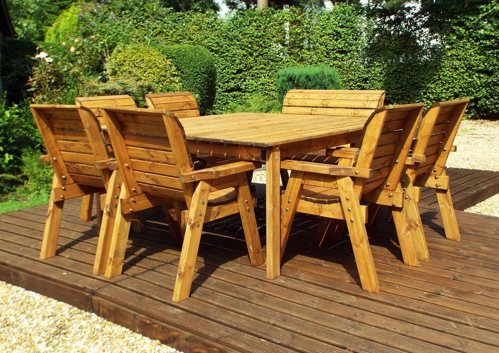 HB83 - Eight Seater Square Table Set