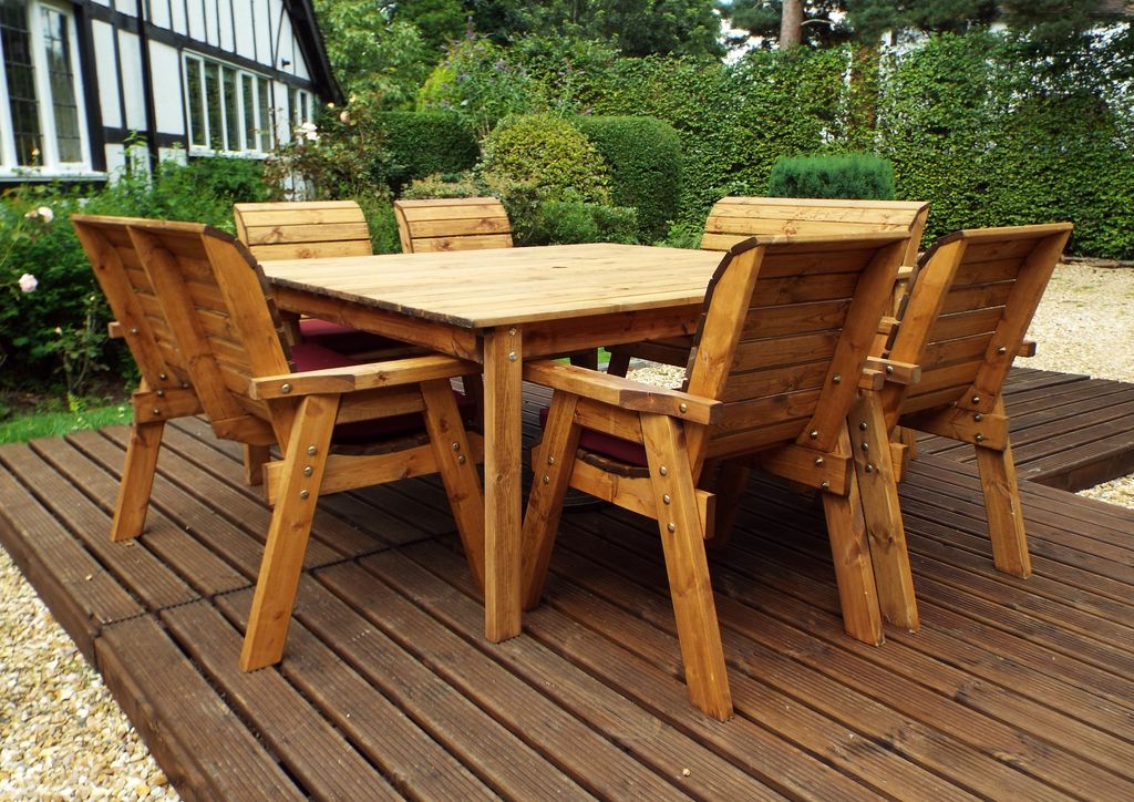 HB44 - Eight Seater Square Table Set