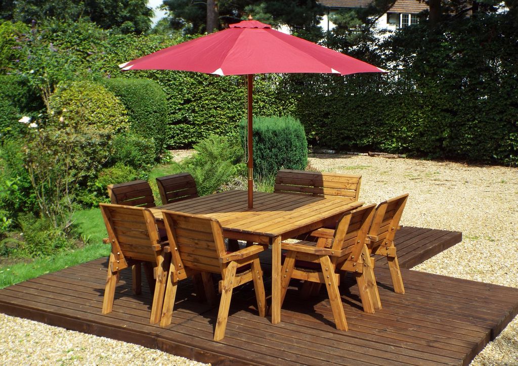 HB83 - Eight Seater Square Table Set