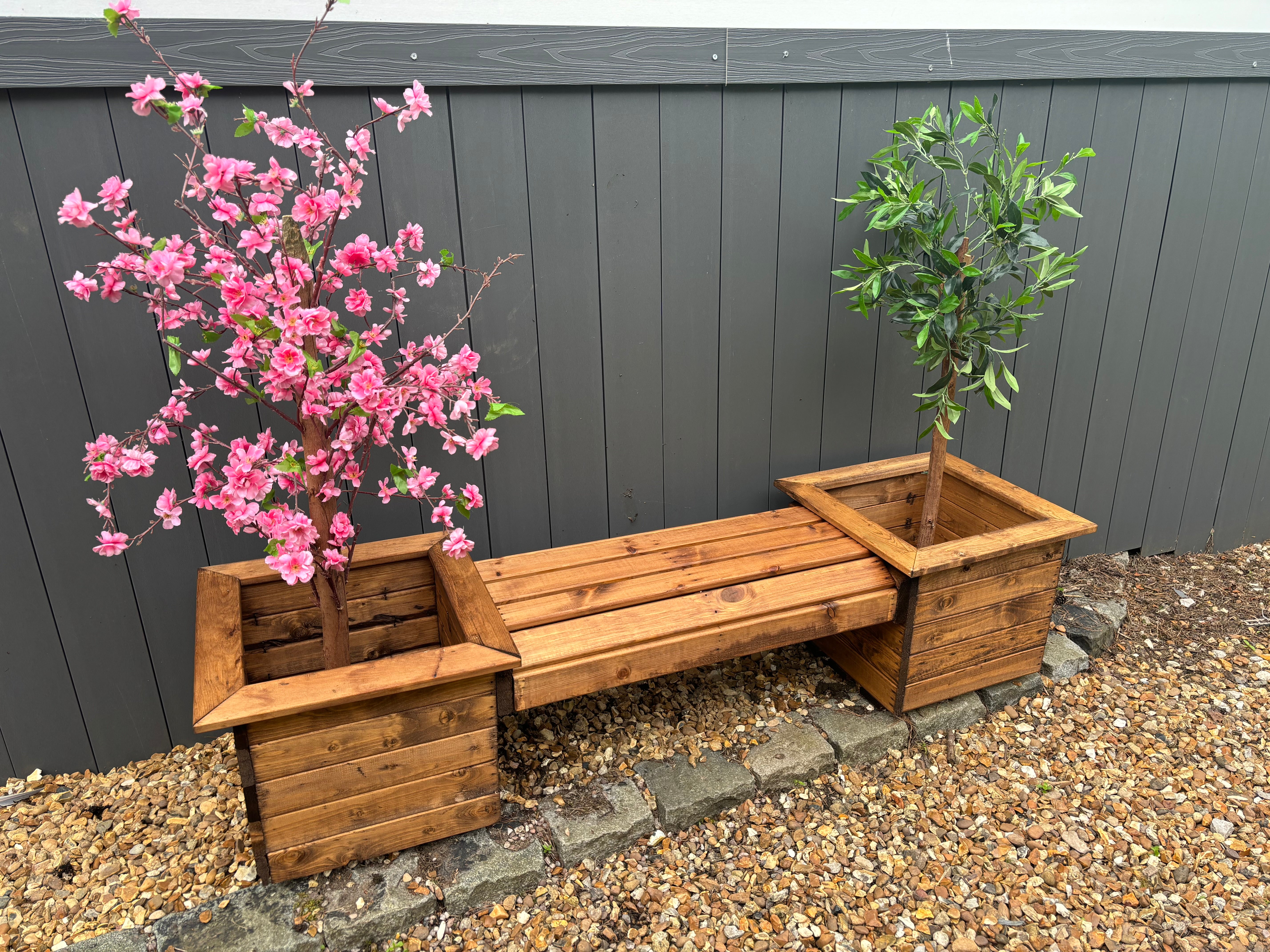 HB305 - Thatcham Single Planter Bench