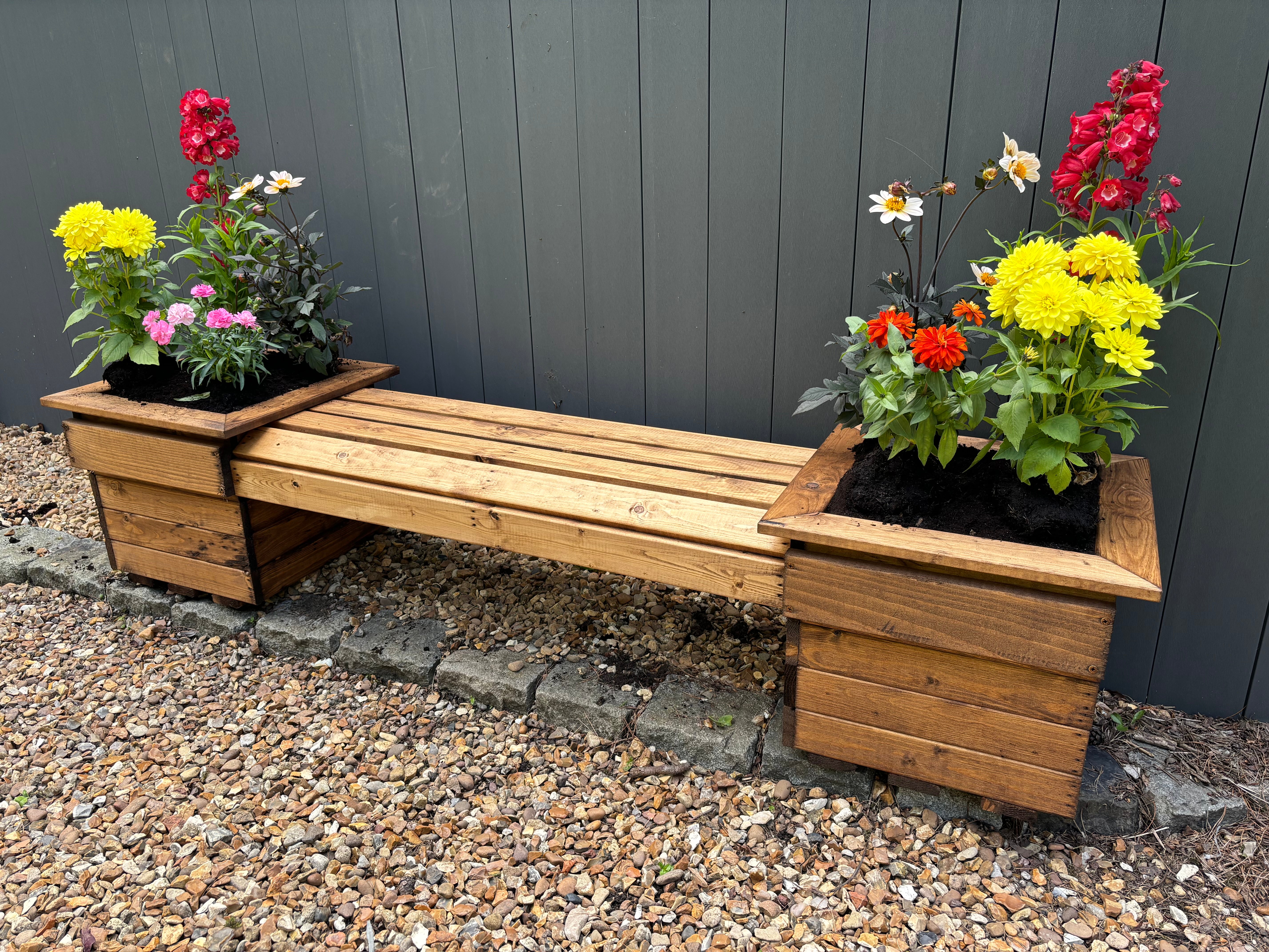 HB306 - Thatcham Double Planter Bench