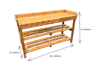 HB309 - Deluxe Davenport Utility Table Extra Large