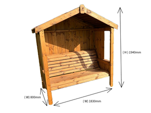 HB322 - Imperial Three Seater Arbour