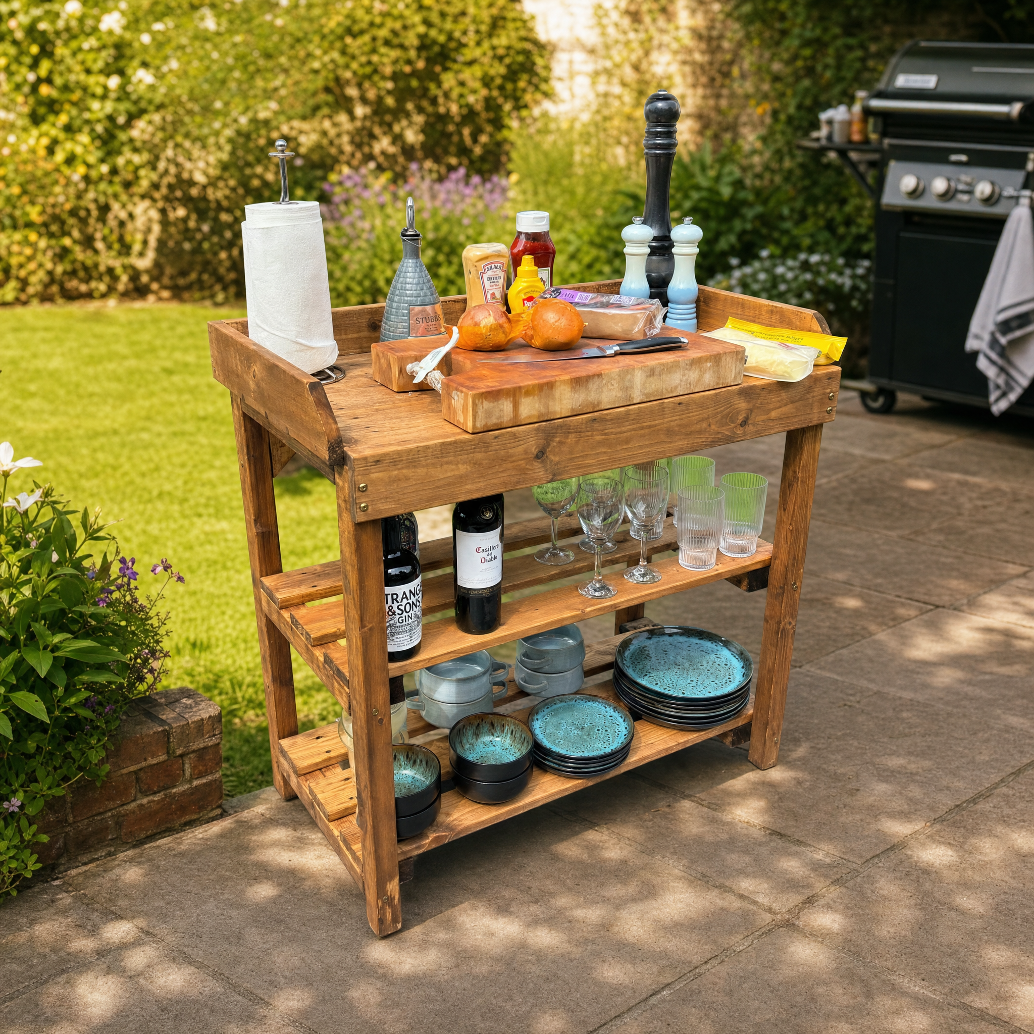 HB308 - Deluxe Davenport BBQ Table Large – Charles Taylor Trading Ltd
