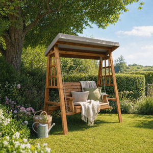HB133GR - Dorset Two Seater Swing Grey – Charles Taylor Trading Ltd