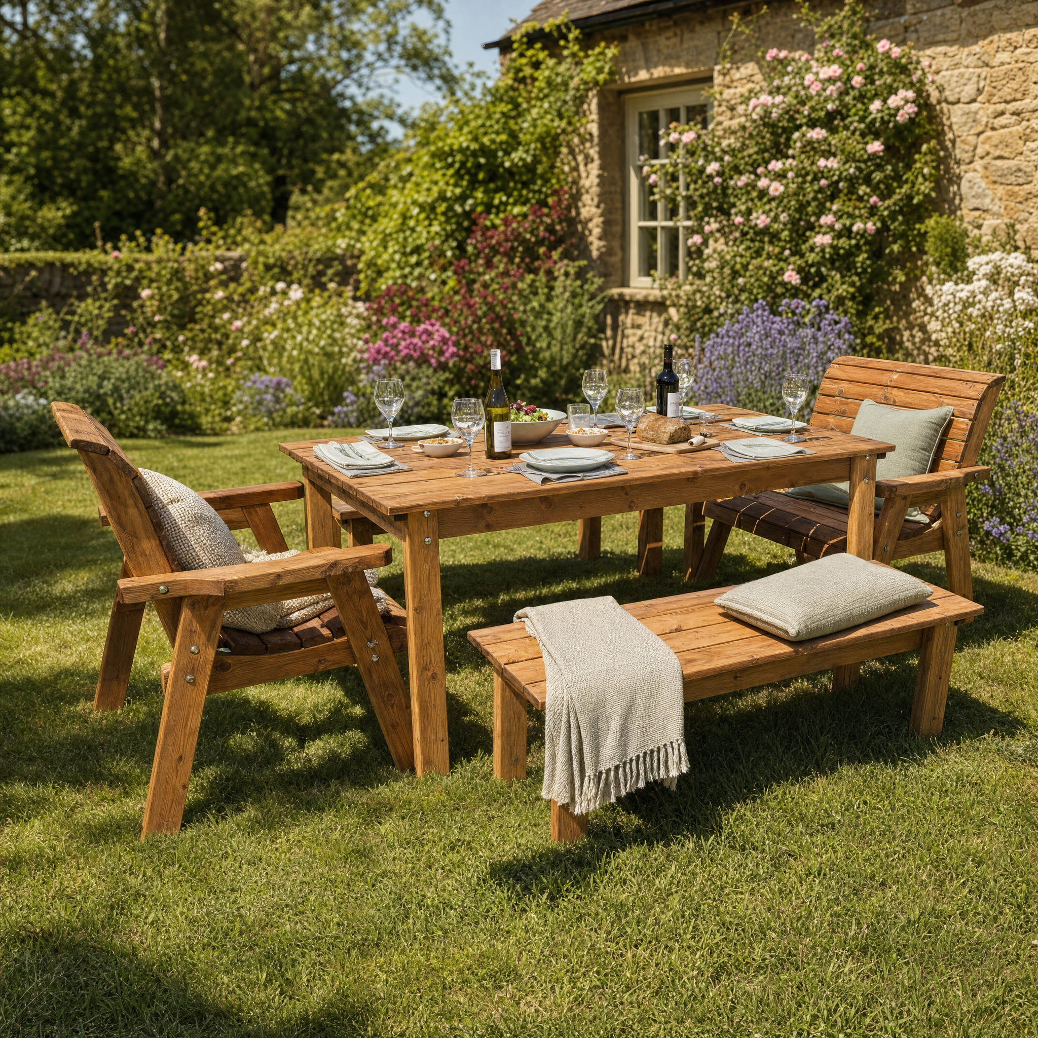 HB256 - The Gwynedd Eight Seater Set – Charles Taylor Trading Ltd