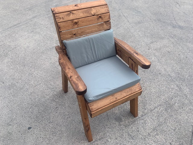 HB34CGB - Single Chair Support Back Cushion (Green , Grey or Burgundy)