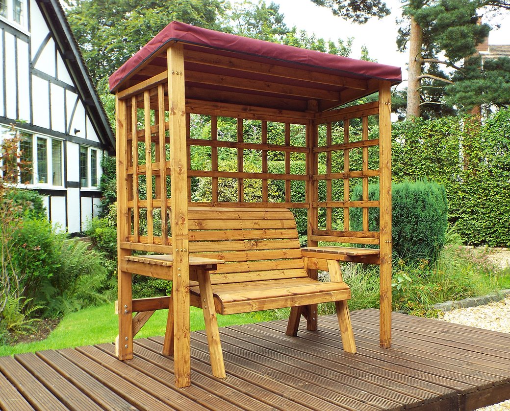 HB144B - Wentworth Two Seater Arbour Burgundy