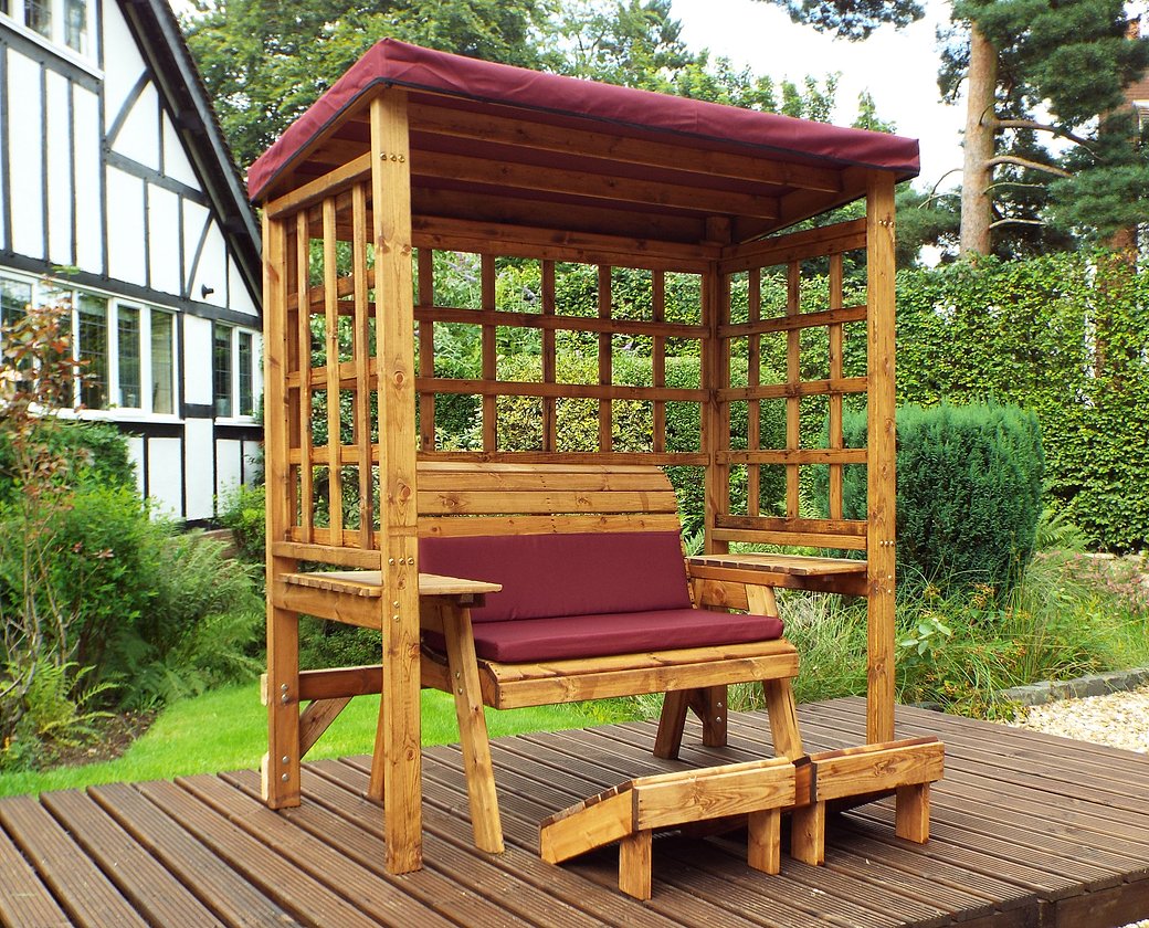HB144B - Wentworth Two Seater Arbour Burgundy