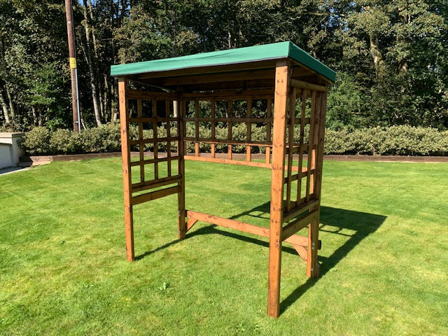 HB206G - Wentworth Two Seat Arbour Frame Green