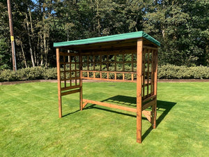 HB207G - Wentworth Three Seater Arbour Frame Green