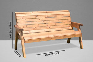 HB20 - Traditional 3 Seater Bench