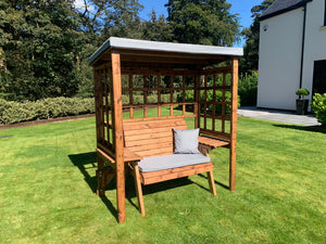 HB144GR - Wentworth Two Seater Arbour Grey