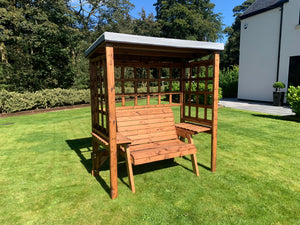 HB144GR - Wentworth Two Seater Arbour Grey